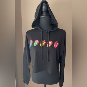 Rolling Stones Women’s Cropped Hoodie